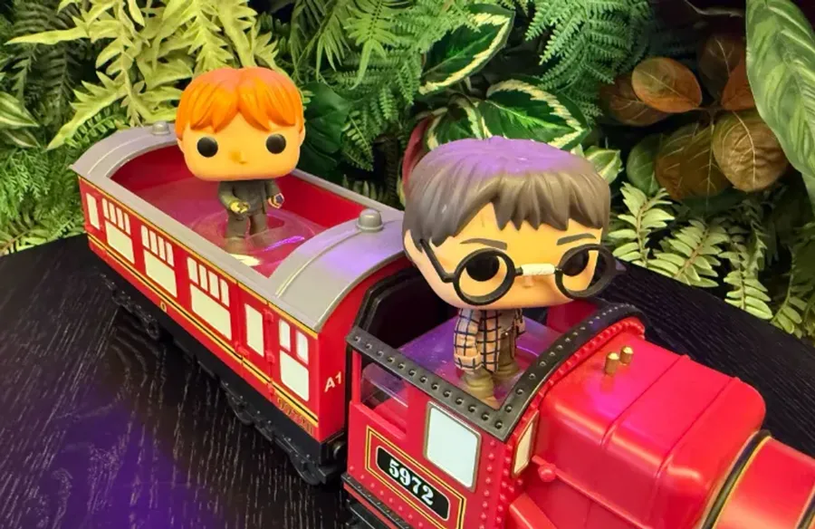 Funko Pop! Rides Harry Potter e Ron Com Expresso De Hogwarts
