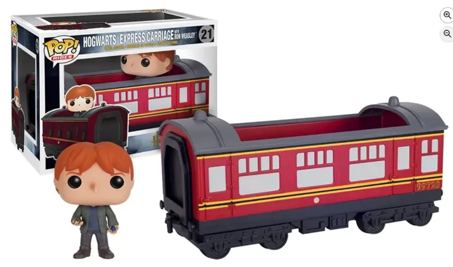 Funko Pop! Rides Harry Potter e Ron Com Expresso De Hogwarts