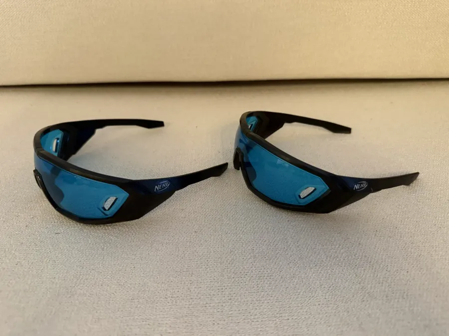 Óculos de Proteção Nerf Vision Gear — Par (2 unidades, lente azul)