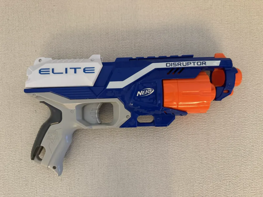 Nerf Elite Disruptor — 2 Unidades (revólver 6 dardos)