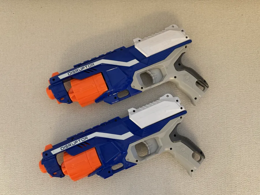 Nerf Elite Disruptor — 2 Unidades (revólver 6 dardos)