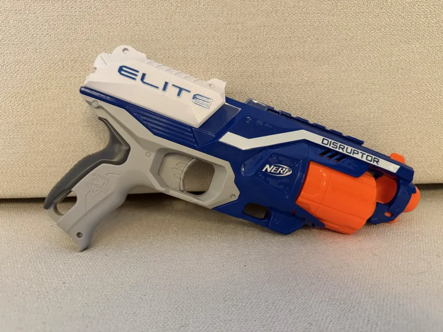 Nerf Elite Disruptor — 2 Unidades (revólver 6 dardos)
