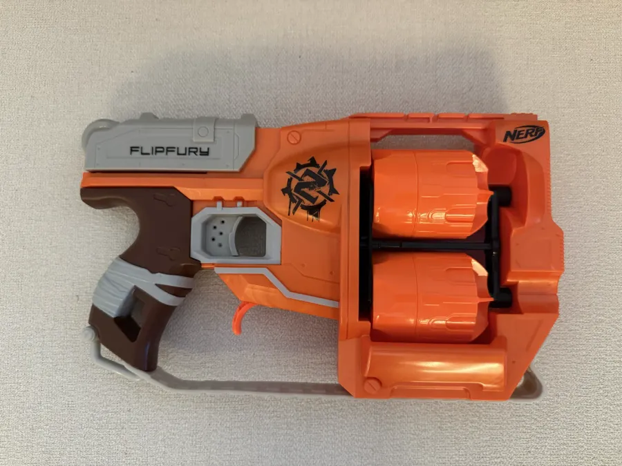 Nerf Zombie Strike FlipFury — 12 Dardos (2 tambores)