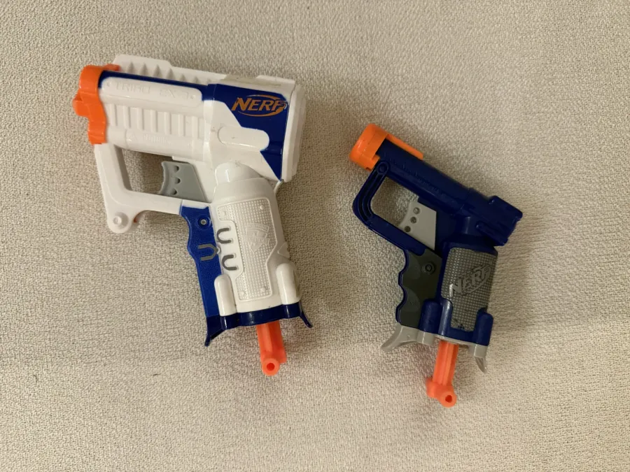 Nerf Elite Triad EX-3 + Jolt — 2 Mini Blasters