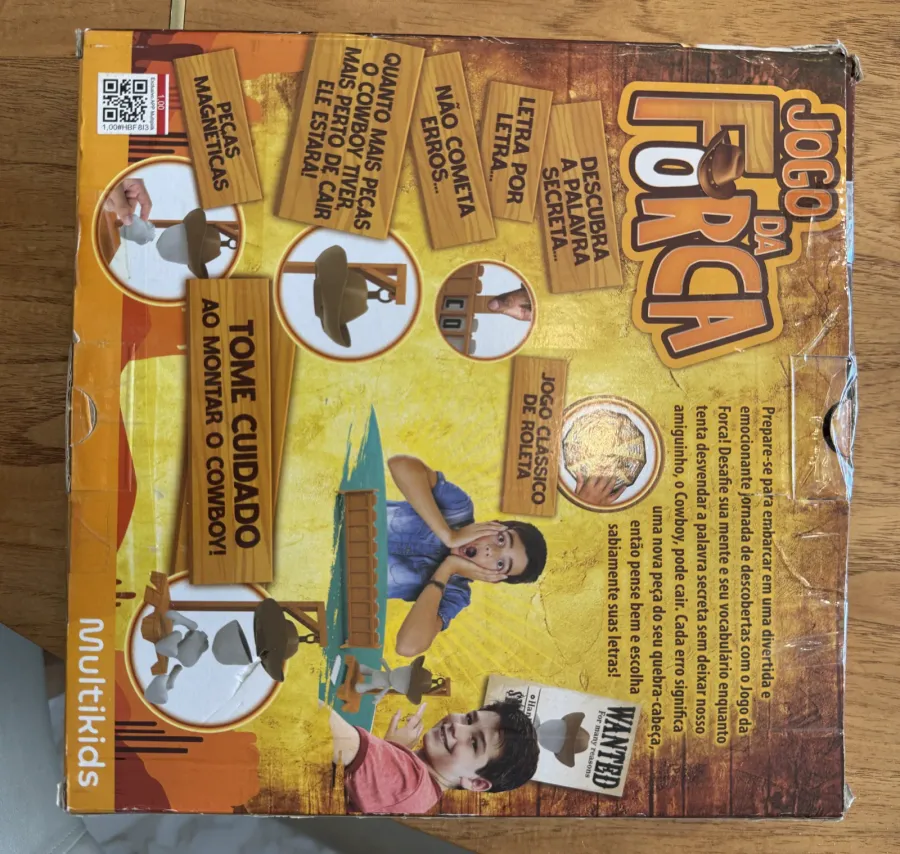 Jogo da Forca — Multikids (tema cowboy)